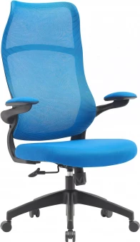 Кресло Cactus CS-MC505-BL, обивка: сетка/ткань, цвет: темно-синий/темно-синий