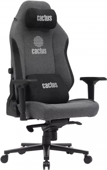 Кресло Cactus CS-CHR-MAG-GY, обивка: ткань, цвет: серый/черный