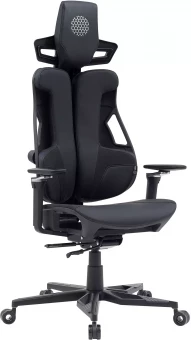 Кресло Cactus CS-CHR-DUO-BBK, обивка: кожзам, цвет: черный
