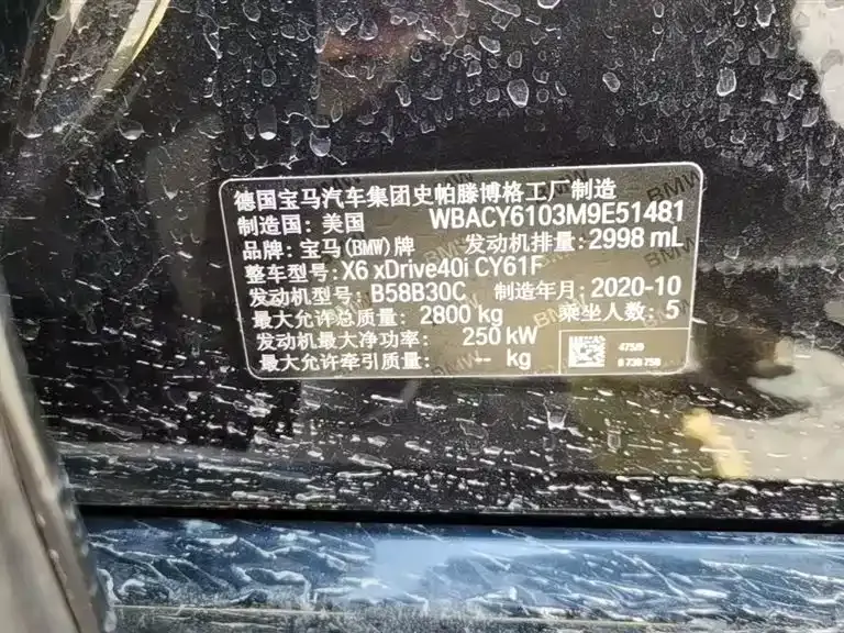 BMW X6 2021 из CN, фото 7