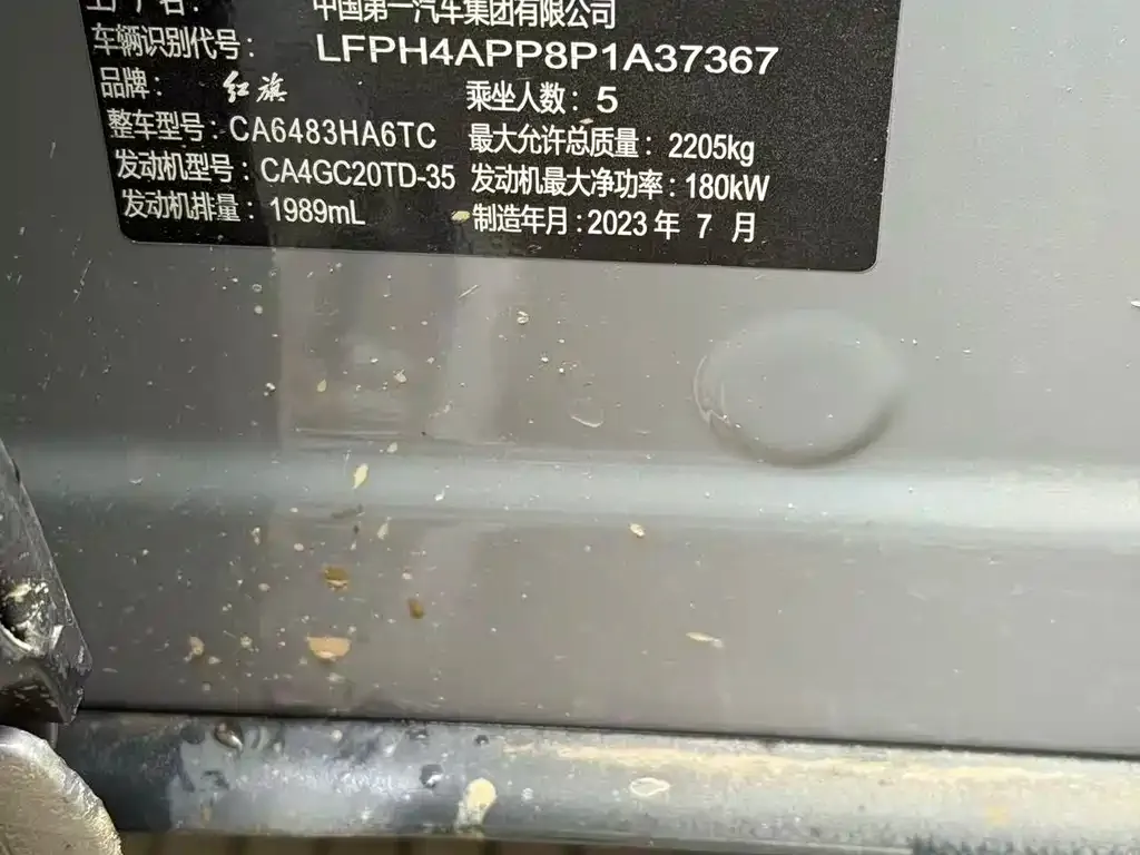 Hongqi HS5 2023 из CN, фото 8