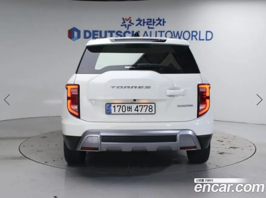 KG Mobility (Ssangyong) Torres 2023 из KR, фото 3