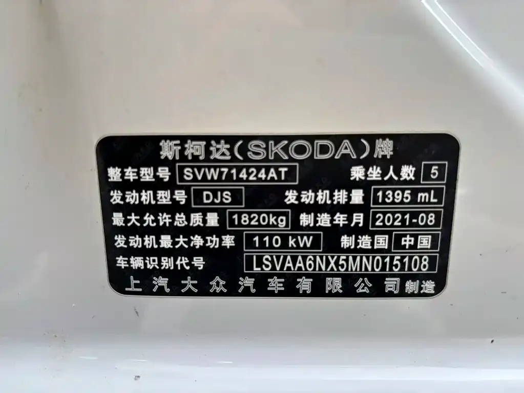 Skoda Octavia 2021 из CN, фото 2