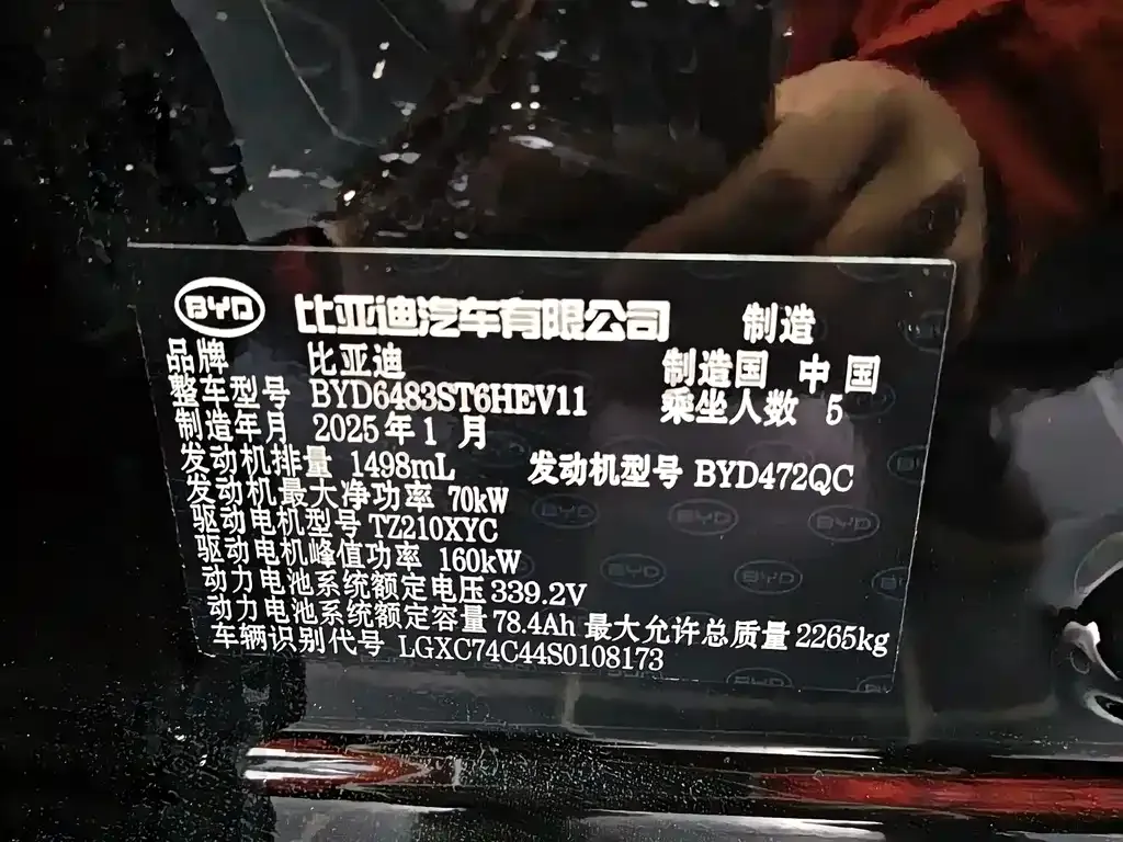 BYD PLUS New Energy 2025 из CN, фото 7