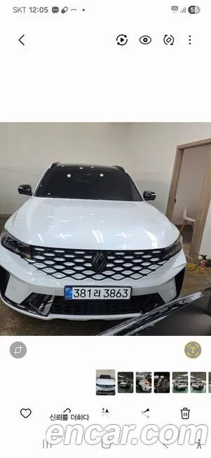 Renault Korea (Samsung) Grand Koleos 2025 из KR, фото 1