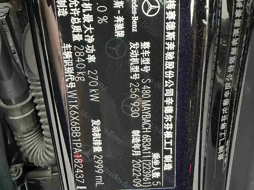 Mercedes-Benz S-Class 2022 из CN, фото 10