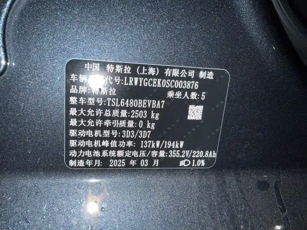 Tesla Model Y 2025 из CN, фото 6