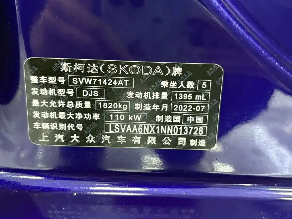 Skoda Octavia 2022 из CN, фото 9