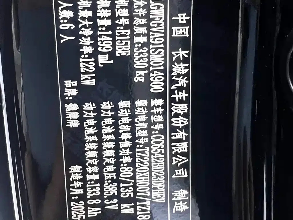 Wey Gaoshan 2025 из CN, фото 3