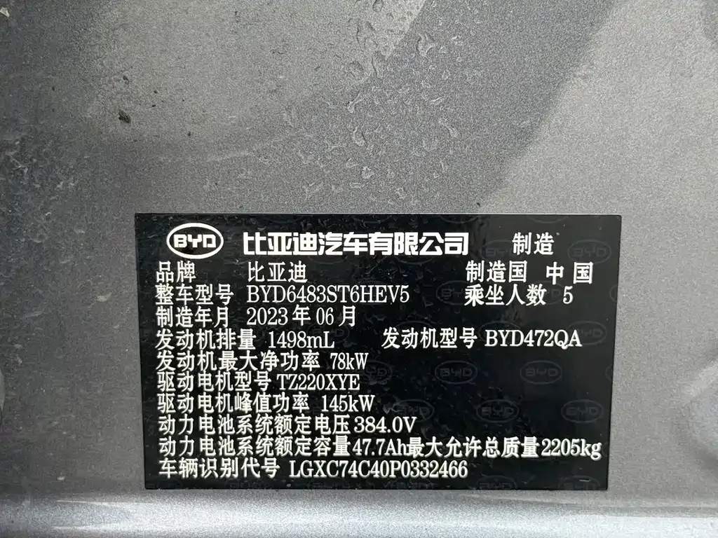 BYD PLUS New Energy 2023 из CN, фото 10