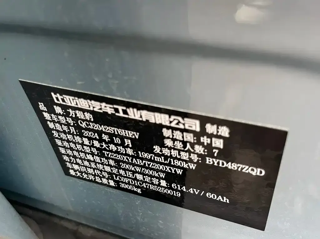 Fang Cheng Bao Leopard 8 2024 из CN, фото 2