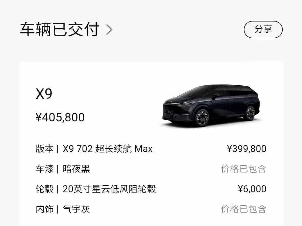 XPeng X9 2024 из CN, фото 3