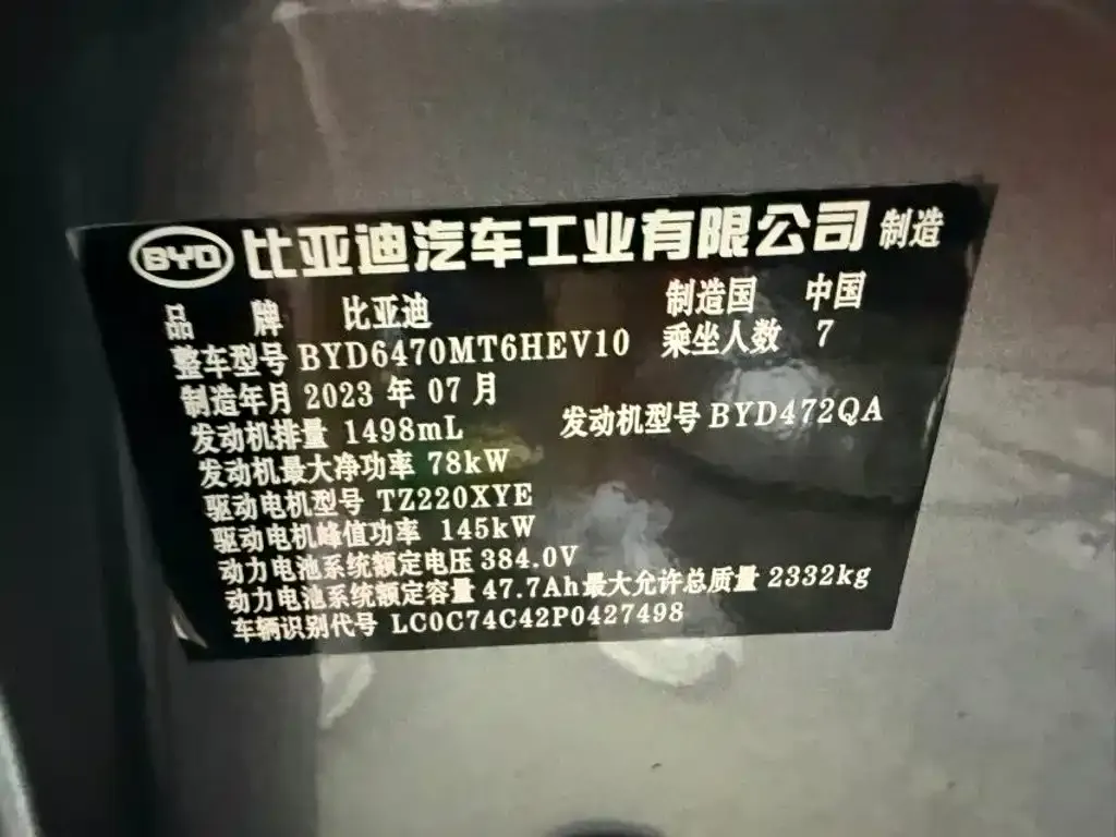 BYD MAX New Energy 2023 из CN, фото 3