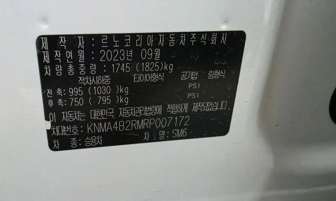 Renault Korea (Samsung) SM6 — фото 2