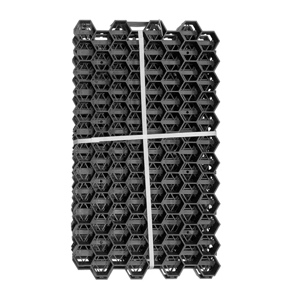 Газонная решетка Beginia пластик 70x40x3.2 см цвет черный 4 шт.