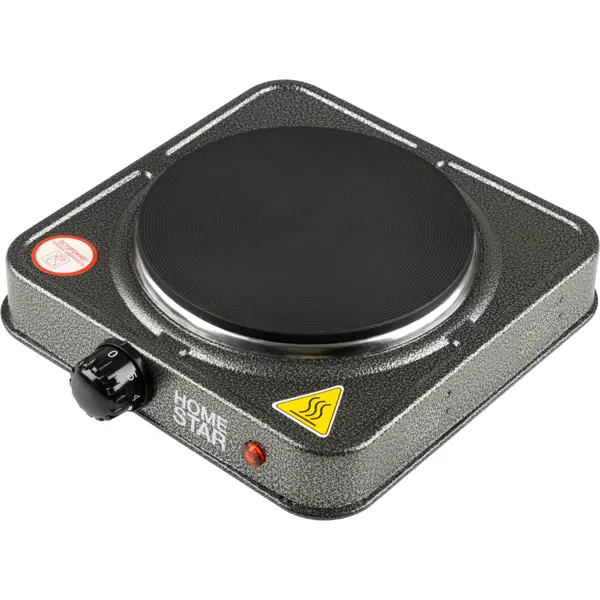 Электрическая настольная плита HomeStar HS-1102 24.6 см 1 конфорка цвет серый