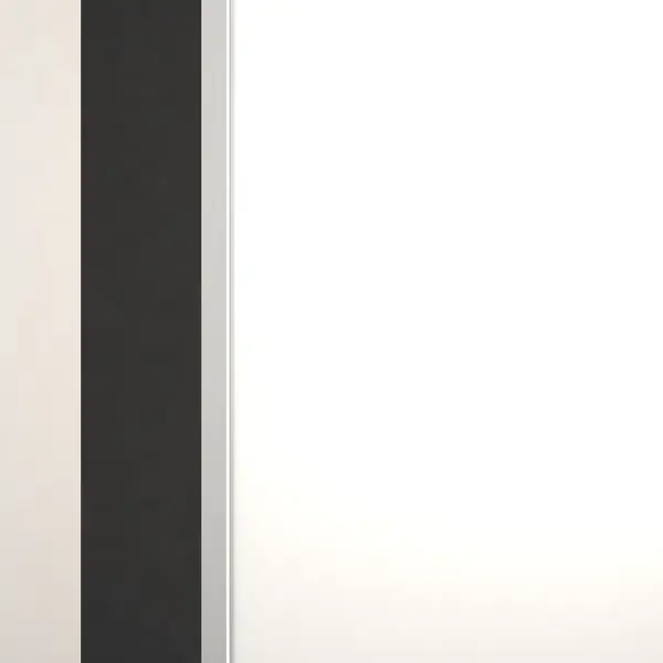Дверь межкомнатная глухая INVISIBLП 80x230 см эмаль белый с замком