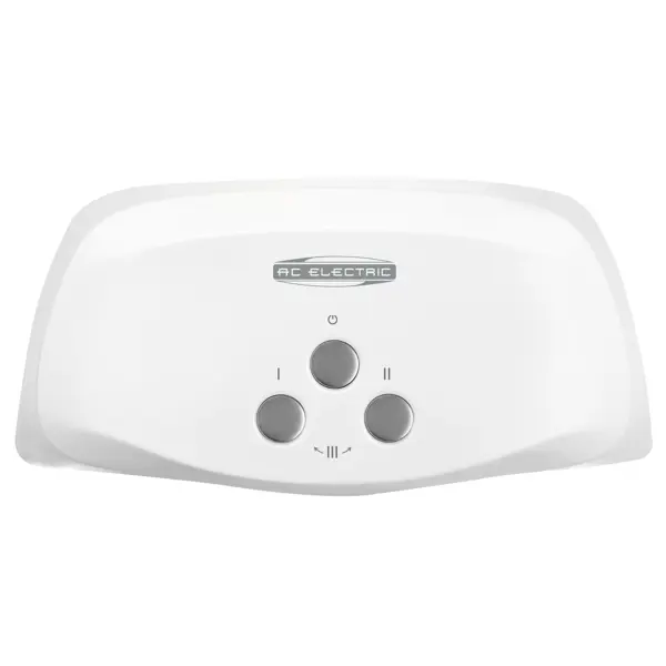Проточный водонагреватель электрический AC Electric IWH 3.5 S 3.5 кВт серый с душевой лейкой