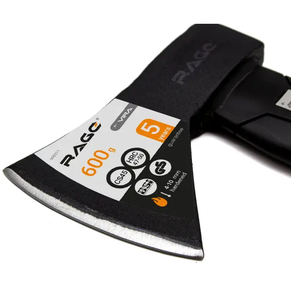 Топор Rage фиберглассовая ручка 340 мм 600 г