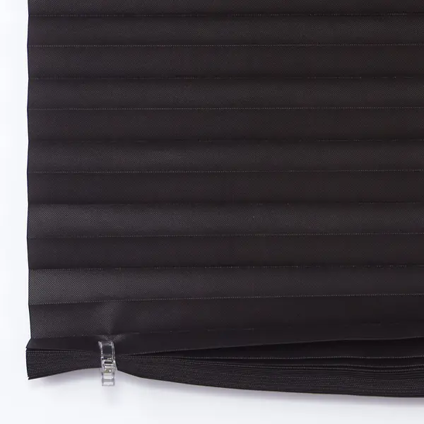 Штора плиссе LY-PB03 90x190 см текстиль черные