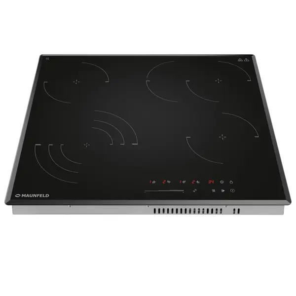 Электрическая варочная панель Maunfeld CVCE594SSMDBK LUX 59 см 4 конфорки цвет черный
