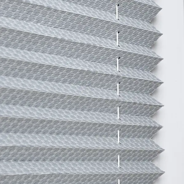 Штора плиссе 52x170 см жаккард серая