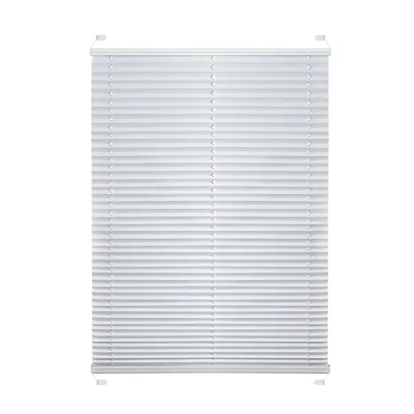 Штора плиссе 52x170 см жаккард белая