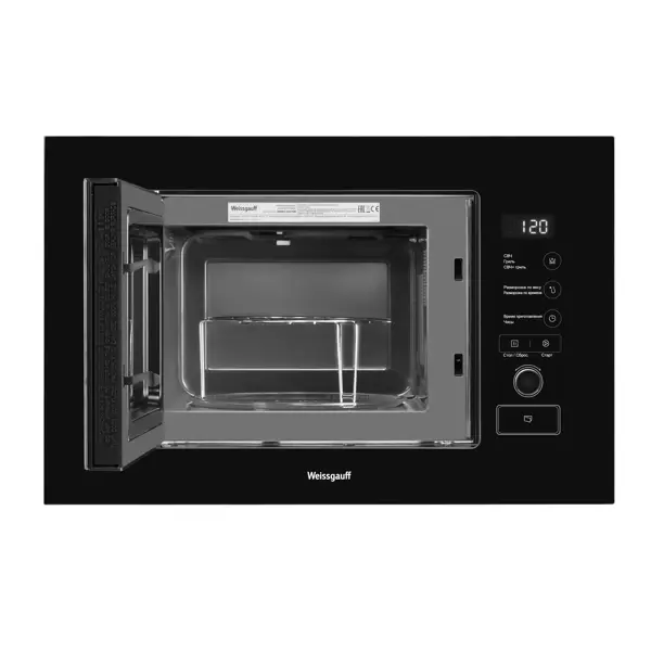 Микроволновая Печь Weissgauff Bmwo-209 Pdb Встраиваемая 20л 59.5x34.4x38.2 См Сенсорное Управление Цвет Черный