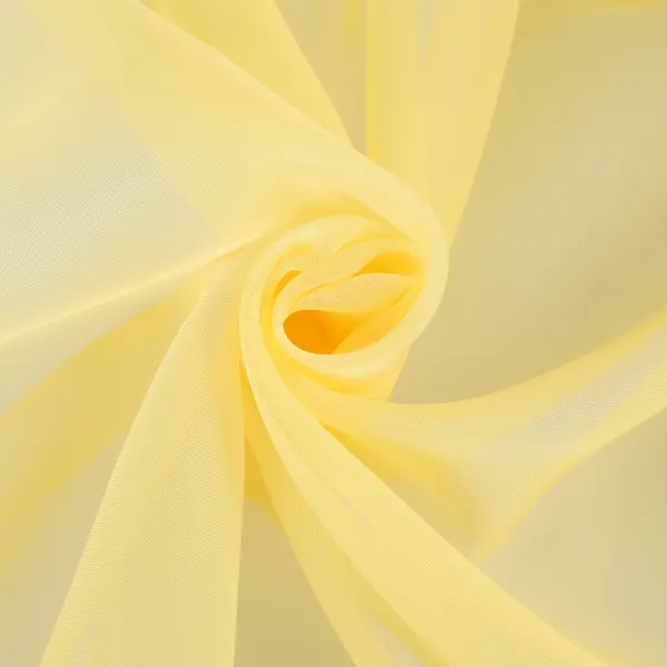 Тюль на ленте Inspire Polyone 300x280 см цвет светло-желтый Banana 6