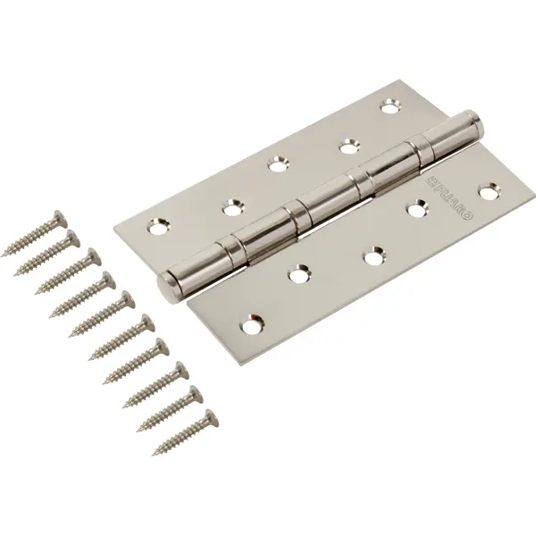 Петля универсальная U1254BB-SN/BL 125x75x2.5 мм сталь цвет матовый никель