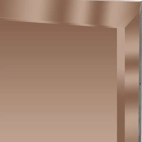 Зеркальная плитка Omega Glass NNLM35 прямоугольная 20x10 см глянцевая цвет бронза 1 шт.