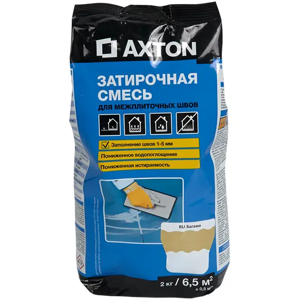 Затирка цементная Axton A.340 цвет багамы 2 кг