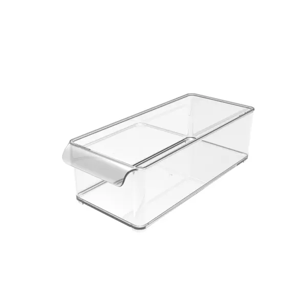 Органайзер Berossi 14.3x10.2x32.9 см 3.7 л полиэтилен без крышки цвет прозрачный