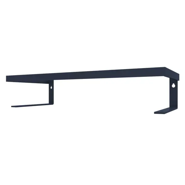 Полка настенная Pragmatic 15x40/15x35/15x30 см металл цвет чёрный 3 шт