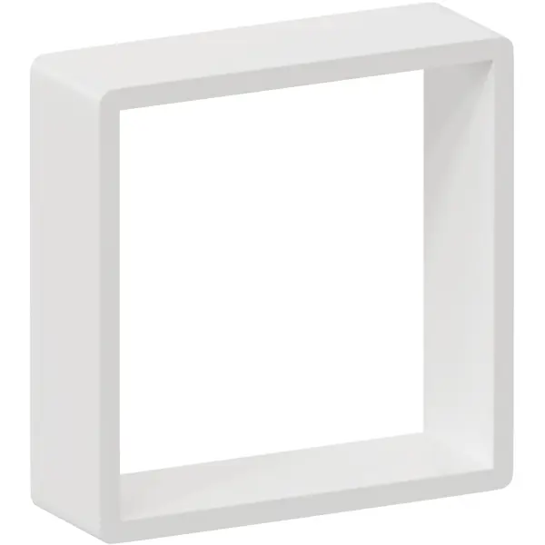 Полка настенная Spaceo 20x20 см/24x24 см/28x28 см МДФ цвет белый 3 шт