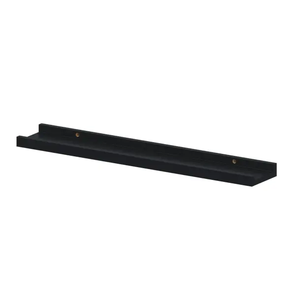 Полка настенная Spaceo Paris 60x10 см МДФ цвет чёрный