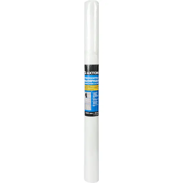 Сетка стеклотканевая малярная 2x2 Axton 50 г/м² 1x20 м