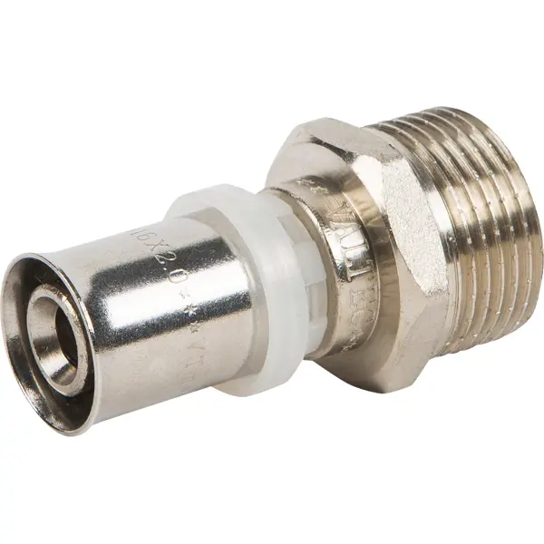 Муфта комбинированная Valtec 3/4"x16 мм НР латунь VTM.201.N.001605