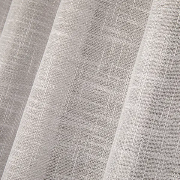 Тюль на ленте со скрытыми петлями Inspire Amina Granit6 300x280 см цвет светло-серый