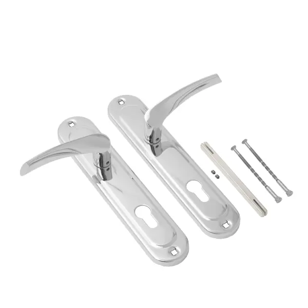 Ручка дверная на планке Vanger HP-85.1823-CR