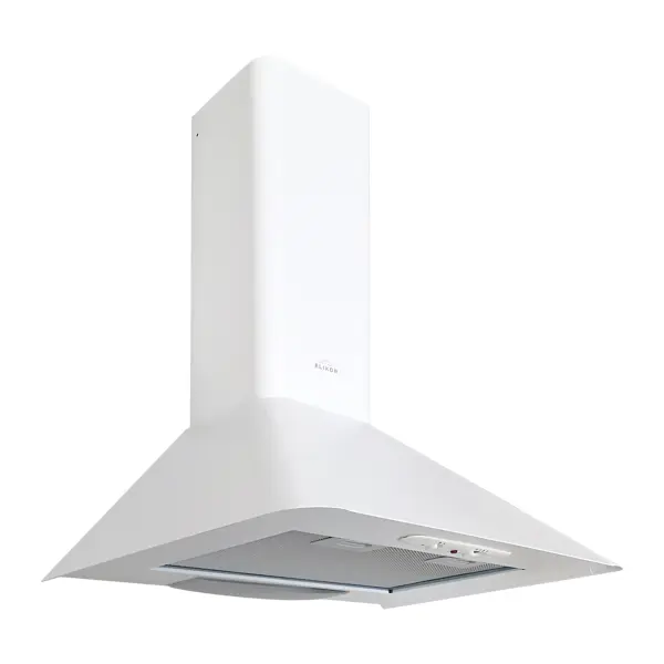 Вытяжка купольная Elikor Fleur 60 см цвет белый