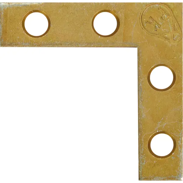 Оконный уголок NAZ 40x40x10x1.5 мм желтый цинк