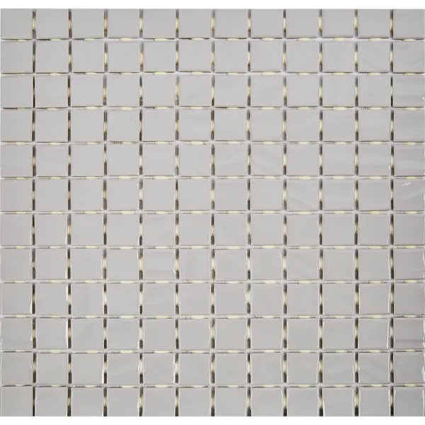 Мозаика настенная Kerama Marazzi Темари 29.8x29.8 см глянцевая цвет серебро 1 шт.