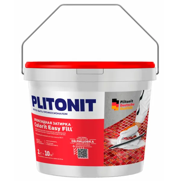 Затирка эпоксидная Plitonit Colorit EasyFill цвет серый 2 кг