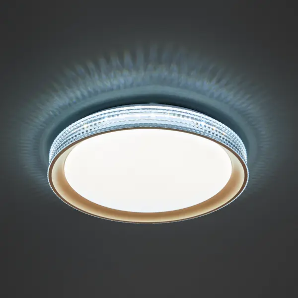 Светильник настенно-потолочный светодиодный Lumion Shiny 3054/EL 72 Вт регулируемый белый свет цвет прозрачный