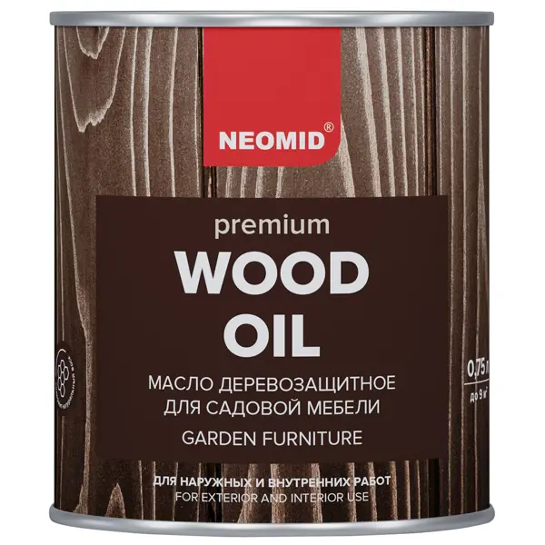 Масло для садовой мебели Neomid орех 0.75 л