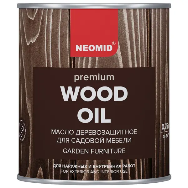 Масло для садовой мебели Neomid палисандр 0.75 л