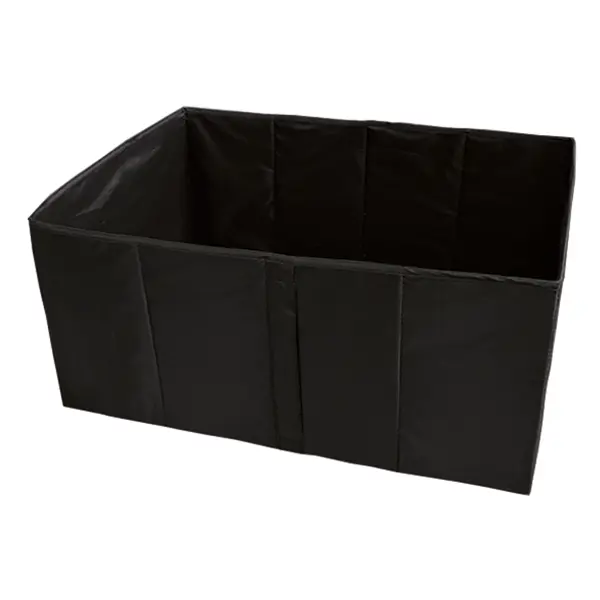 Короб для хранения без крышки 55x25x39 полиэстер цвет черный