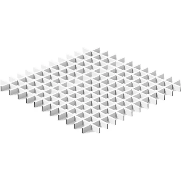 Комплект грильято 50x50x40 мм 1.2 м белый матовый