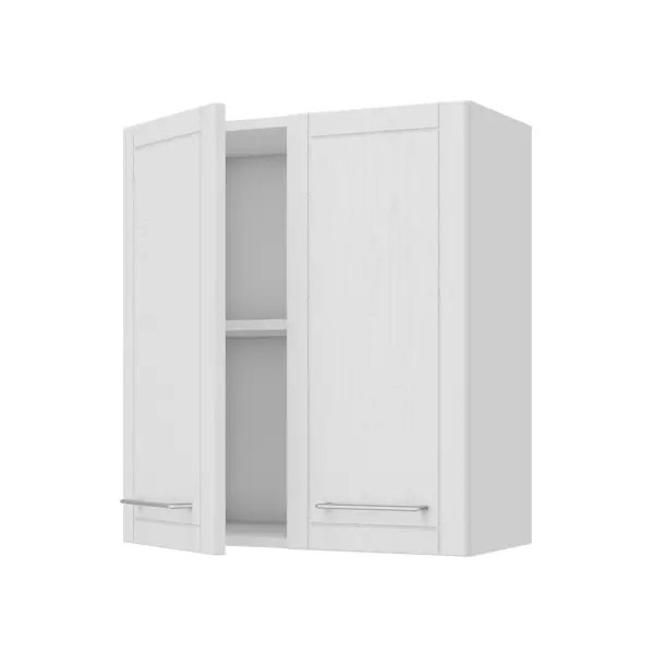 Кухонный шкаф навесной Агидель 60x67.6x29 см МДФ цвет белый